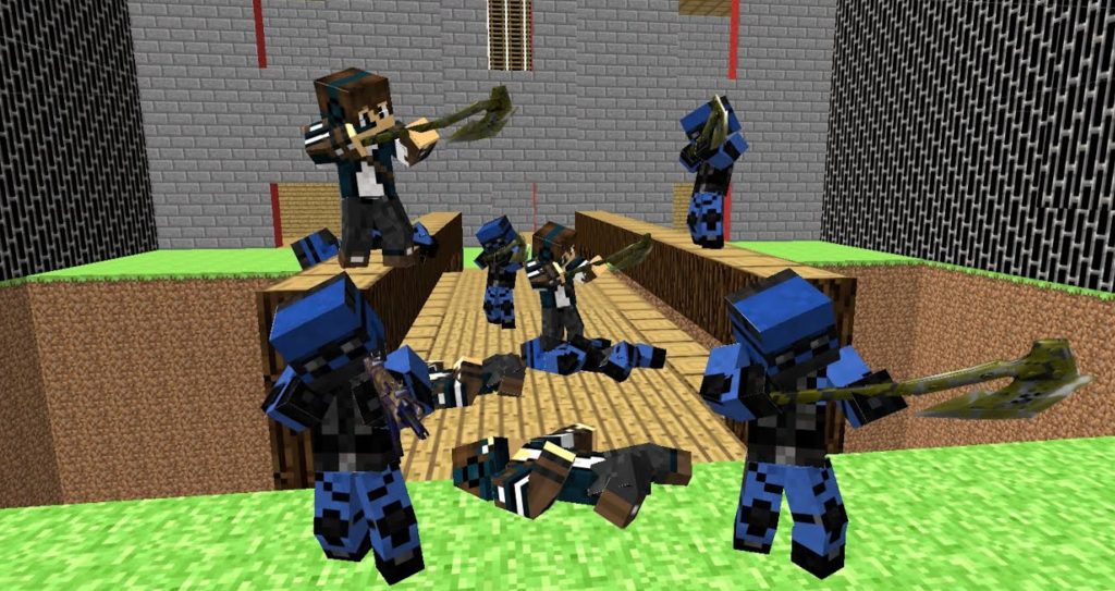 Blocky Combat Swat Game